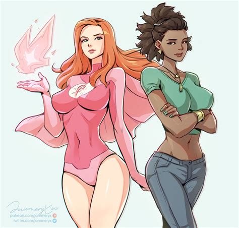 Atom Eve Amber Bennett And Amber Invincible Drawn By Jammeryx