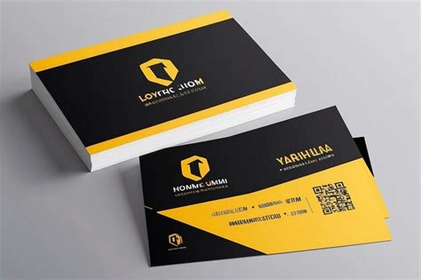 Premium Photo Corporate Business Card Print Template Personal