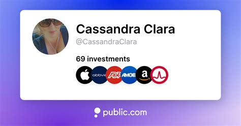 Cassandra Clara Cassandraclara Investment Portfolio On