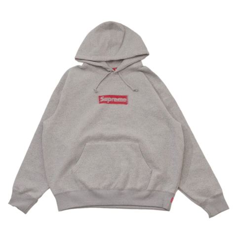 新品 シュプリーム Supreme Inside Out Box Logo Hooded Sweatshirt パーカー Gray グレー 灰色 211000831042 Swt Hoody