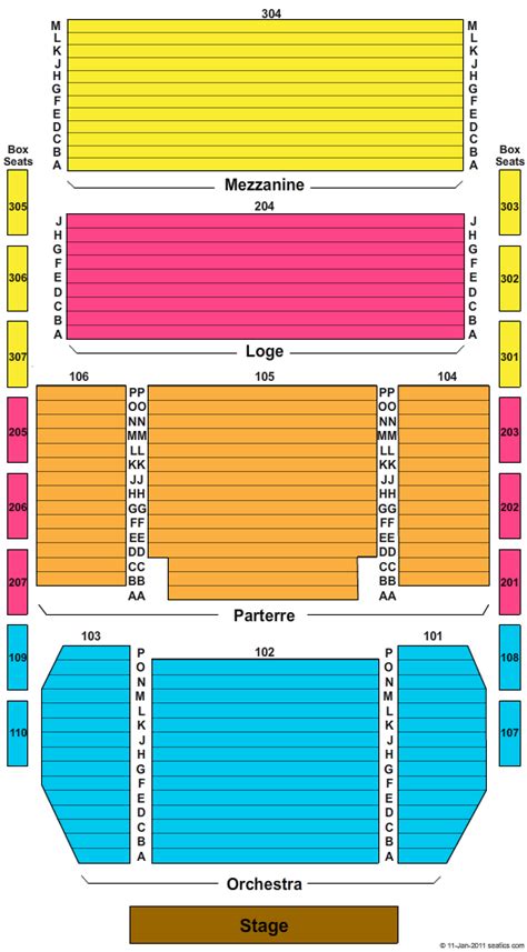 Classic Center Theatre Seating Chart | Classic Center Theatre Event ...