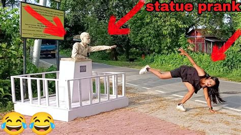 PRANK VIDEOS| STATUE PRANK VIDEO| - YouTube