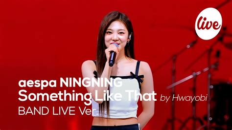 4k Aespa Ningning “something Like That” Band Live Concert Its