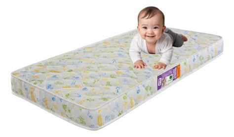 Colchao Bebe 70 X 130 - Colchao Baby P/ Berço Espuma D18 Liso 130x70 Selado Quarto | Frete grátis