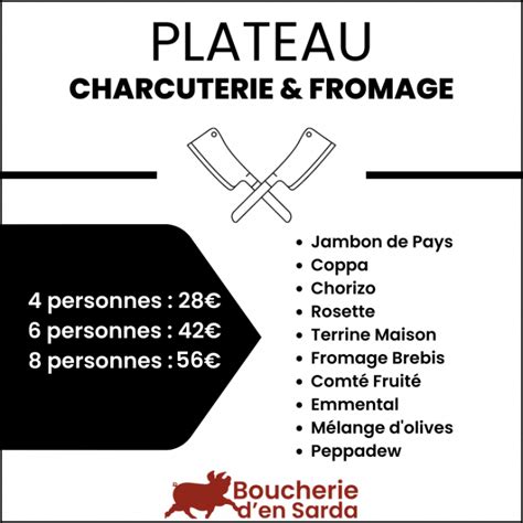 Plateau Charcuterie Et Fromage Boucherie Franck Saura