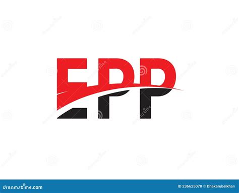 EPP Letter Initial Logo Design Vector Illustration Stock Vector ...