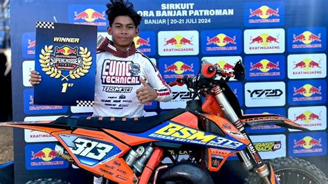 USAHA TIDAK MENGHIANATI HASIL SELAMAT ATAS JUARA MX85 M ATHAR YouTube