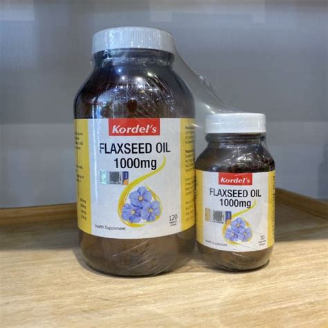 Kordels Flaxseed Oil 1000mg 12030s Lazada