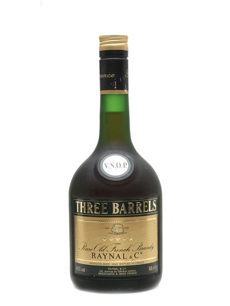 Three Barrels Rare Old French Brandy - Lot 35475 - Buy/Sell Spirits Online