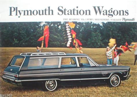 1965 Plymouth Station Wagons Brochure Furybelvedere65 1981158206