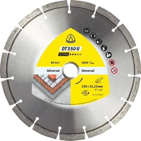 DT 350 U Extra Discos De Corte Diamantados Para Amoladoras Angulares