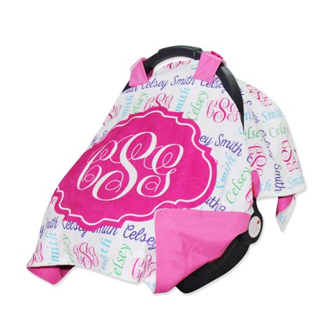 Personalized Baby Girl Summer Name Car Seat Cover - trakiee.com