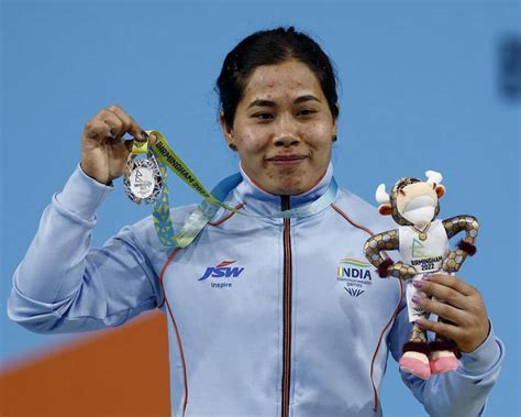 India S Bindyarani Devi Wins Silver At Asian Championships