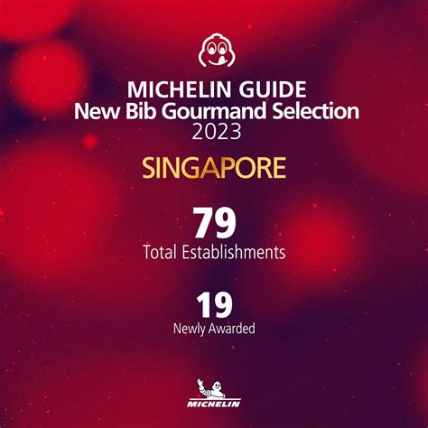 19 New Locations Awarded Bib Gourmand In Michelin Guide Singapore 2023