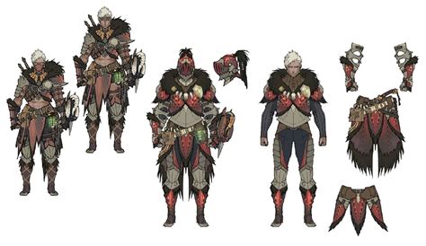 Monster Hunter Rathalos Armor Concept Art - Draw-re