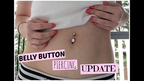 My Belly Button Piercing Update 9 ♡ Youtube