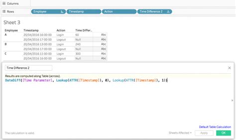 Datediff Function In Tableau Calculating The Difference