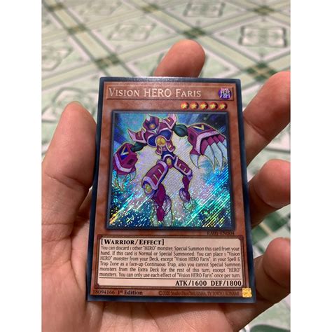 Thẻ Bài Yu Gi Oh Ra01 En004 Vision Hero Faris Shopee Việt Nam