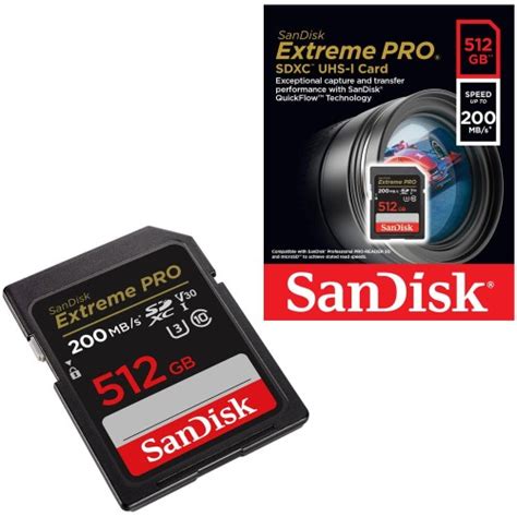 Karta SanDisk SDXC Extreme Pro 512 GB - rbl24.pl - Akcesoria foto-video