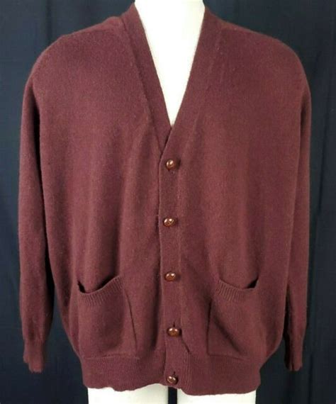 Ll Bean Lambswool Button V Neck Mens Cardigan Sweater Size Xxl Ebay