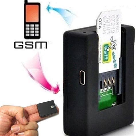 Mini Quadband Gsm Voice Activate Device Sim Card Spy Ear Bug Listening