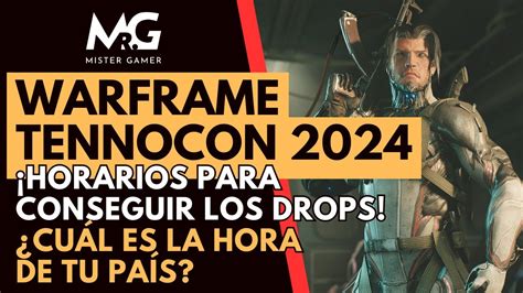 WARFRAME TENNOCON HORARIOS PARA RECLAMAR LOS DROPS RIFLE AX 52