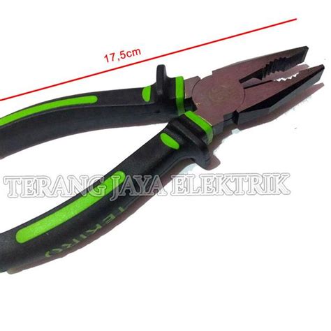 Jual Tang Kombinasi Linesman Pliers 7 Inci Baja PL LM0758 TEKIRO