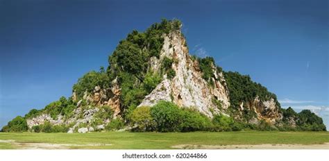 Natural Rock Hill Landscape Isolated On Stock Photo 620244863 ...