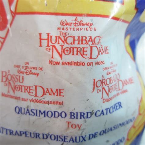 Hunchback Of Notre Dame Quasimodo Bird Catcher Mcdonald S Happy