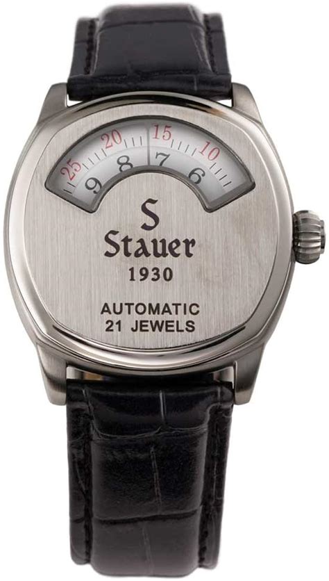 Stauer Men S Automatic Movement Dashtronic Watch With Genuine