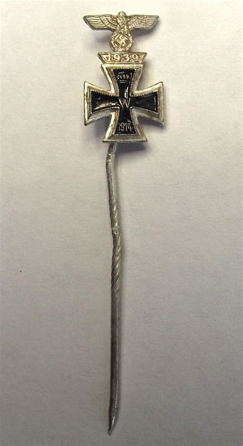 Crow Valley Militaria Ww German Stick Pin Iron Cross Nd Class