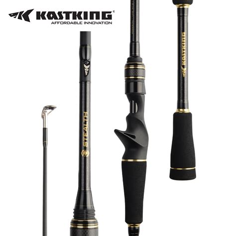 Kastking Stealth Portable Carbon Bait Casting Rod Fuji Guide Ring