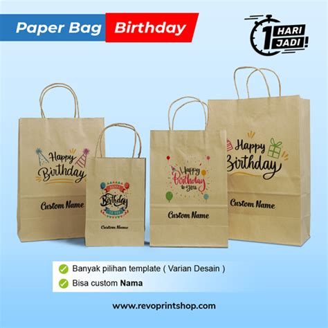 Paper Bag Ulang Tahun Revo Print Online