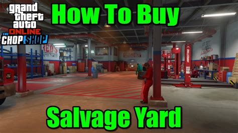 How To Buy Salvage Yard In GTA 5 Online Chop Shop YouTube