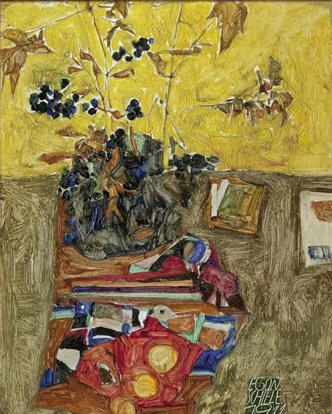 Still Life With Flowers By Egon Schiele Useum