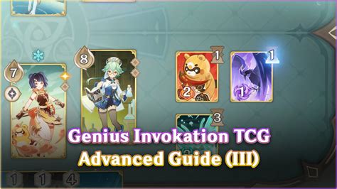 Genius Invokation TCG Advanced Guides Genshin Impact