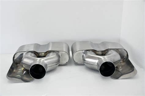 Exhaust Tips Set S Steel Tailpipe Trims For Mercedes W Amg S