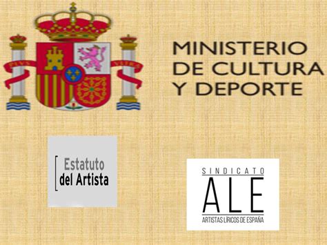 Sindicato de Artistas Líricos de España ESTATUTO DEL ARTISTA NUEVAS