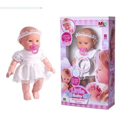 Boneca Bebe Que Fala Brinquedo Infantil Reza Ora Pai Nosso Boneco