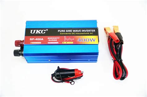 ᐉ Инвертор автомобильный UKC AC DC 12V 400W чистый синус 9581954