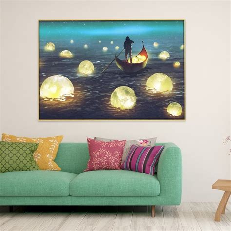 Abstract Boat Art Canvas | Modern Art Collection-HoMafy