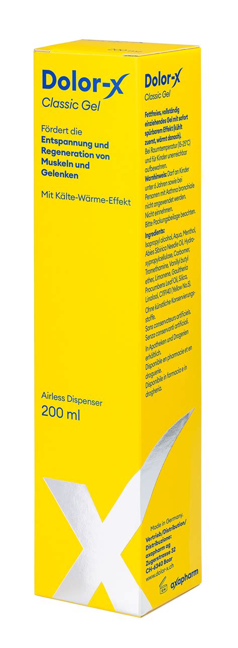 Dolor X Classic Gel 200 Ml Axpharm Ag