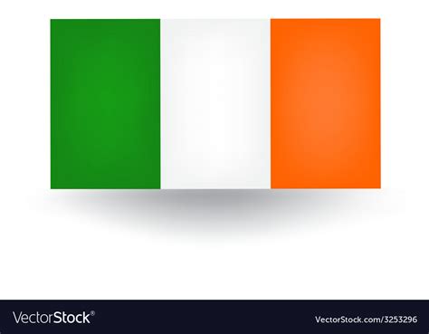 Irish Flag Royalty Free Vector Image Vectorstock