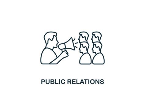 Public Relations Icon Graphic By Aimagenarium Creative Fabrica