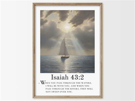 Scripture Wall Art Isaiah 432 Printable Bible Verse Wall Etsy