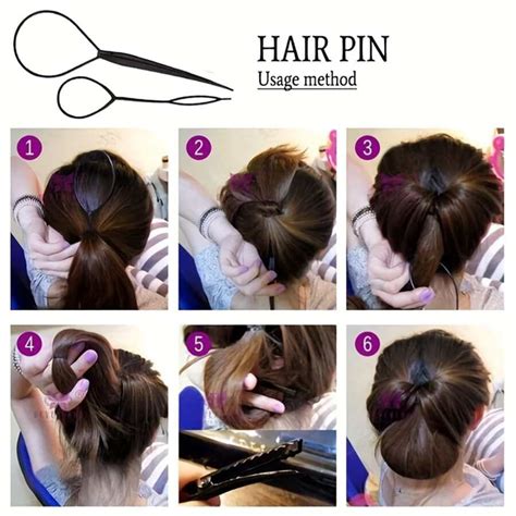 5pcs Set Fashionable Women French Diy Hair Braiding Tool Kit For