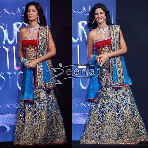 >Katrina Kaif Indian Lehenga Choli | Bollywood dress, Indian bridal wear, Indian wedding outfits