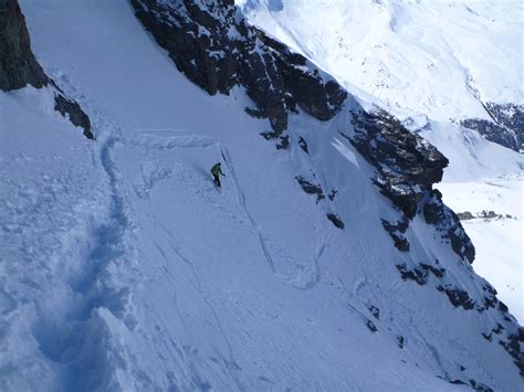 Piz Platta 3392m Aktuelle Verhältnisse vom 14 04 2013 auf der Route