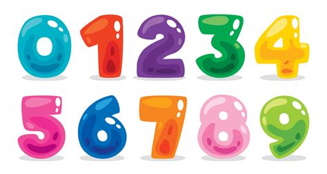 Colored Printable Numbers Printable Numbers Mr Printables Images 13568