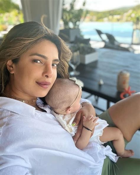 Priyanka Chopra Nick Jonas Celebrated Daughter Malti Maries First